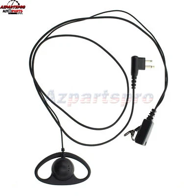 Mic EarPiece Headset Earphone for Motorola Two Way Radio w/ dual pin 5/16" plug - Image 1 of 4