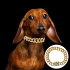  Dog Leash Rhinestone Collar Crystal Necklace for Men Full Diamond