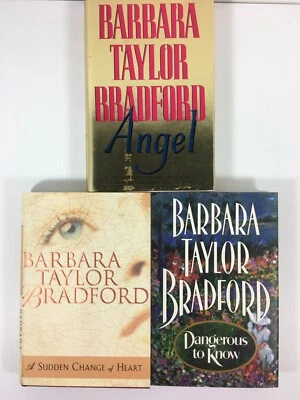 Barbara Taylor Bradford Angel Sudden Change Dangerous to Know 1st Ed Lot HCDJ - Image 1 of 4