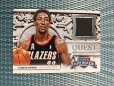 2013-14 Panini Crusade Quest Memorabilia Scottie Pippen Game Used Jersey /149