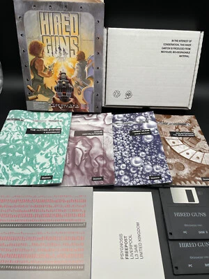 Hired Guns - Psygnosis - PAL/EUR PC 3,5'' HD Disk - BIG BOX  - TOP Zustand - Bild 1 von 4
