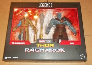 Marvel Legends Series:Thor Ragnarok - THE GRANDMASTER & KORG Figures - Brand New - Picture 1 of 3