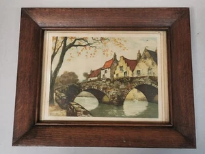 Cadre vintage , le Pont au Cygne . Van Doorn - Picture 1 of 5