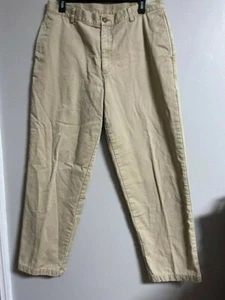 Herren Vintage L.L. Bean Natural Fit gefütterte Khakis Größe 35x32 MASSE ANDERS - Bild 1 von 4