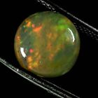 01.60Cts 100%Natural  AA+ Ethiopian Opal Round Cabochon Loose Gemstone