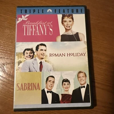 Audrey Hepburn Collection: Breakfast at Tiffany's / Roman Holiday / Sabrina DVD - Image 1 of 4