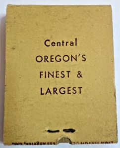 FULL UNSTRUCK VINTAGE 1950s Matchbook Pilot Butte Inn Bend Oregon - Picture 1 of 4