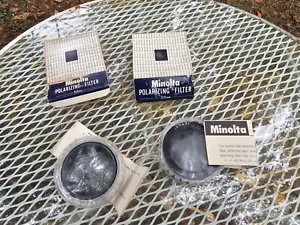 Minolta 55mm & 52mm Polarizing Camera Lens Filters - Picture 1 of 3