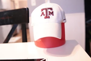 White Texas A&M Aggies Fitted Hat Nike Team Hat OSFM - Picture 1 of 4