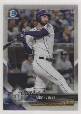 2018 Bowman Chrome Refractor /499 Eric Hosmer #82 - Image 1 of 2