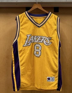 Vintage Kobe Bryant Los Angeles Lakers Stitched Champion Jersey 42 Large - Picture 1 of 11