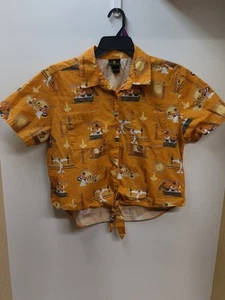 Disney Prinzessin und der Frosch Shirt vorne zum Binden Größe Large Tiana New Orleans - Bild 1 von 9