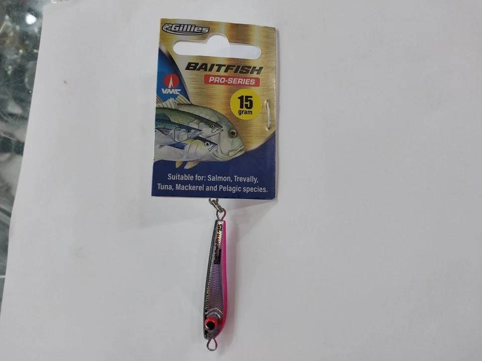 Gillies Baitfish Pro-Series Metal Lure 15g - Silver Prysm | Brand New - Image 1 of 4