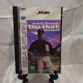 Sega Saturn Frank Thomas Big Hurt Baseball Collector's Ed NTSC-U/C Acclaim KA