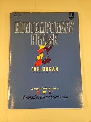Contemporary Praise For Organ Book 23 Favorite Worship Songs 1989 - Image 1 of 4
