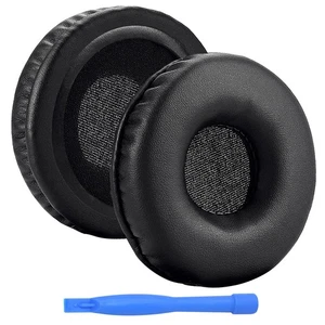 Almohadillas de repuesto para Sony MDR‐V150/V200/V250/V300/ZX300 - Espuma de memoria negra - Imagen 1 de 5