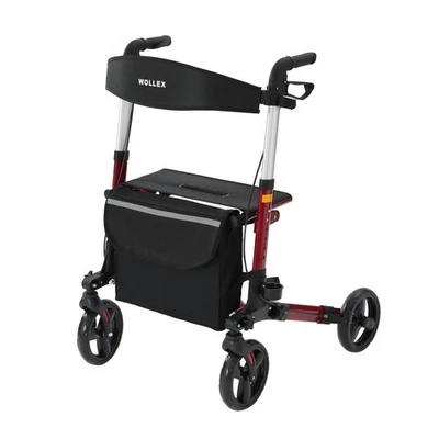 Sitwell Aluminium Rollator Faltbar Gehhilfe inkl. Einkaufstasche - Bild 1 von 4