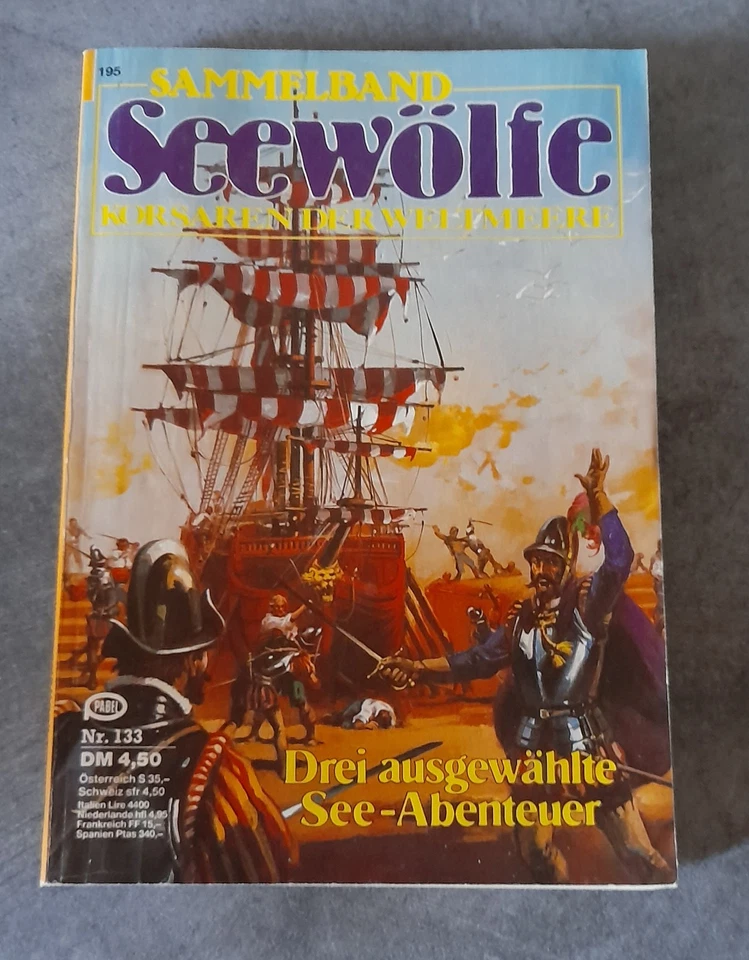 Sammelband 195 Seewölfe Korsaren der Weltmeere Hefte 671,672,668 Pabel Verlag - Bild 1 von 1