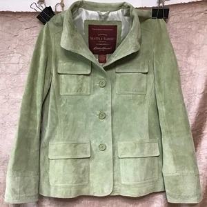 EDDIE BAUER. Authentic Seattle Suede. Women's Size Petite S. Washable. - Picture 1 of 12