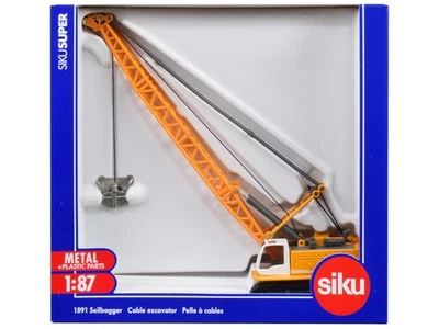 2023 Liebherr Cable Excavator Yellow 1/87 HO Diecast Model Siku - Image 1 of 4