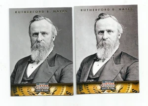 RUTHERFORD B. HAYES 2012 PANINI AMERICANA HEROES & LEGENDS LIGHT & DARK VER #19 - Bild 1 von 1