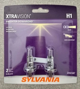 SYLVANIA H1 XtraVision High Performance Halogen Headlight, 2 Bulbs SEALED - Picture 1 of 2