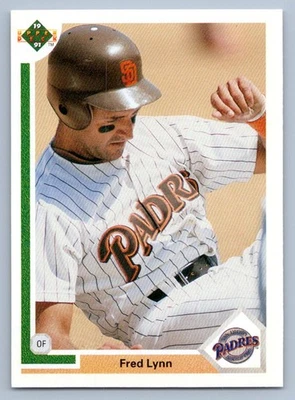 1991 Upper Deck Fred Lynn #273b San Diego Padres - Image 1 of 2