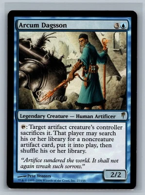Magic The Gathering Coldsnap Arcum Dagsson #27/155 MTG TCG CCG - Image 1 of 2