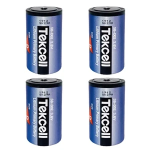 4x For Tekcell SB-D02 3.6V 19000MAH Li-ion Battery Non-rechargeable Battery - Picture 1 of 4