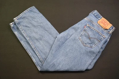 Levis Jeans Vintage 501 Trousers Pant Trouser Denim Fashion Casual Blue W 36 L 30 - Image 1 of 4