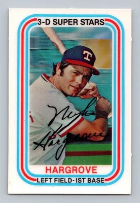 MIKE HARGROVE 1976 KELLOGG'S RANGERS - Image 1 of 2