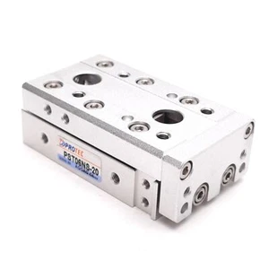 Protec PST06NS-20 Pneumatic Slide Table, Bore: 6mm, Stroke: 20mm, M3x0.5, 0.7MPa - Picture 1 of 4