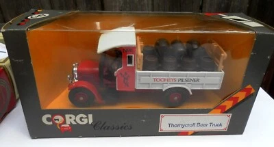 Corgi 1/43 Thornycroft Beer Truck Tooheys Pilsener Standard Brewery Sidney open - Image 1 of 2