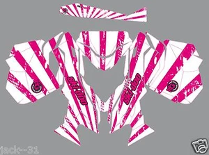 RACING SKI-DOO REV XM SUMMIT SNOWMOBILE SLED GRAPHIC KIT WRAP PINK 2013 2015 - Bild 1 von 1