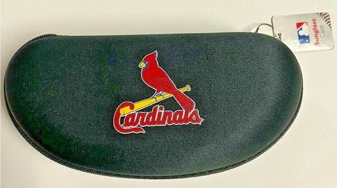 MLB Baseball ST. LOUIS CARDINALS Semi Hard Zippered Sunglasses/Eyeglass Case IN Cover