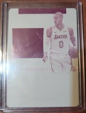 2017 Panini National Treasures Kyle Kuzma MAGENTA PRINT Plate 1/1 ROOKIE LOGOMAN