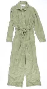 ASOS Womens Green Polyester Jumpsuit One-Piece Size 10 L25 in Button - Picture 1 of 10