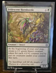 Magic The Gathering TCG - 2020 - Iridescent Hornbeetle - 187/280 - Picture 1 of 2