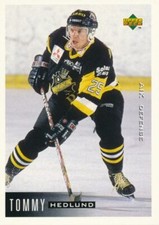 1995-96 Swedish Upper Deck #7 TOMMY HEDLUND - AIK