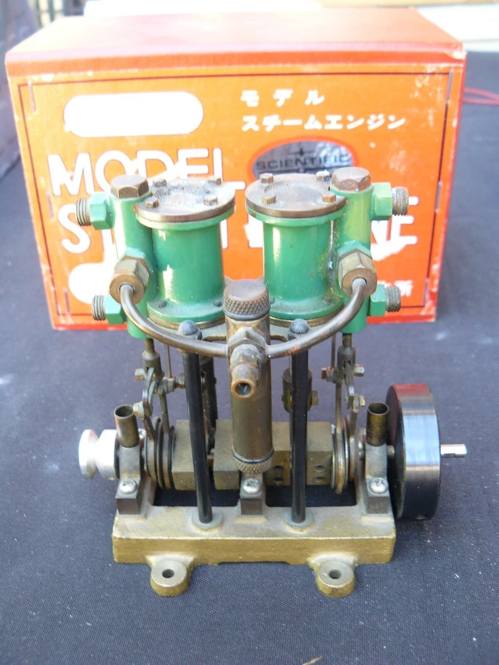 MOTEUR SAITO STEAM ENGINE T2 - MOTEUR A VAPEUR - - Photo 1/4