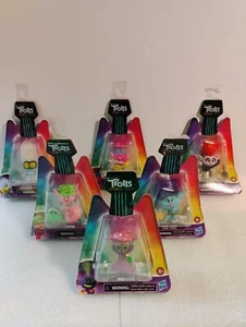 Lot of 6 DreamWorks Trolls World Tour Toys Hasbro Action Figures guitar package - Picture 1 of 7