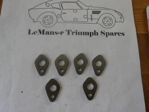 Set di sei spessori piedistallo a dondolo Triumph Tr5/6 - Foto 1 di 2