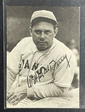 William Bill Terry Signed 1972 TCMA Giants Baseball Autograph HOF 