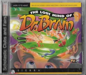 Sierra The Lost Mind of Dr. Brain (CD-ROM) Brand New Sealed!