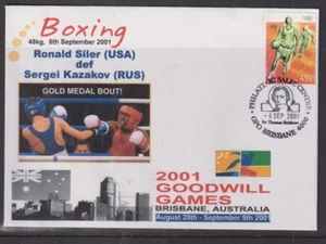 Australia 2001 Goodwill Games Boxing 48kg Class Final Souvenir Cover - Picture 1 of 1