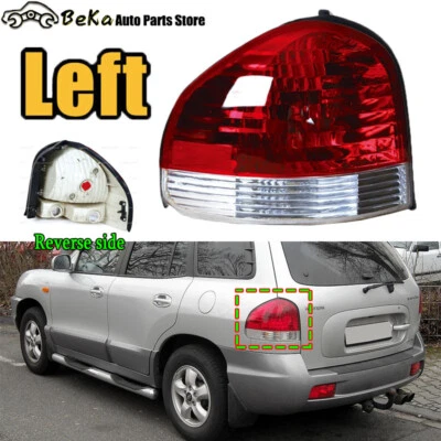 1Pcs For Hyundai Santa Fe 2001-2006 Left Rear Tail Light Brake Lights（NO Bulb） Foto 1 de 4