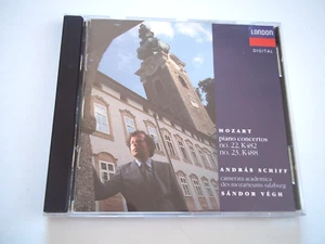 CD MOZART: PIANO CONCERTOS K482 & K488 - SCHIFF / CAMS / VEGH; 62:30 DDD; 1991 - Picture 1 of 6