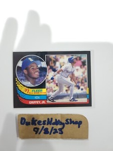 1991 Fleer All Star Team Ken Griffey Jr Seattle Mariners #7 INSERT CARD