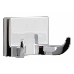 Taymor Bathroom Double Robe Hook, 1-1/2" D, Chrome - Picture 1 of 1