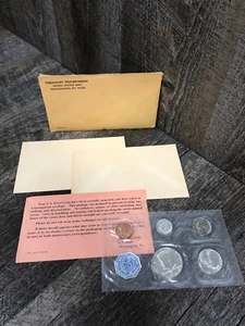 1964 PC Treasury Dept 90% Silver 5 Coin Proof Set US Mint Philadelphia SEALED - Picture 1 of 23